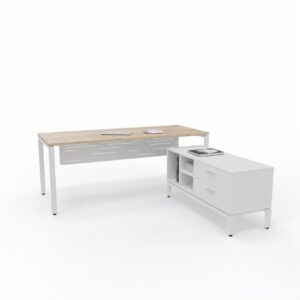 Office Desk with side storage