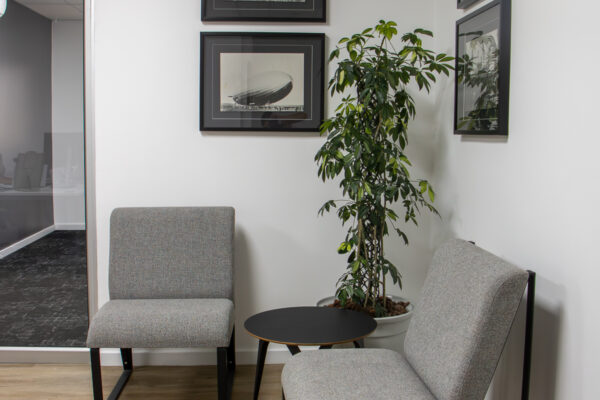 Office redesign and fit-out waiting area
