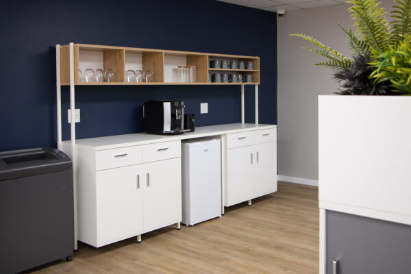 Office redesign and fit-out coffee station